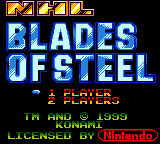 NHL Blades of Steel - GBC - Nintendo Game Boy Color - Title NHL Blades of Steel - GBC - Nintendo Game Boy Color - Titles