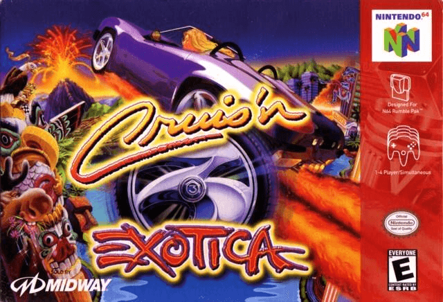 Cruis'n  Exotica - N64 - Nintendo 64 - Packshot Cruis'n  Exotica - N64 - Nintendo 64 - Packshots