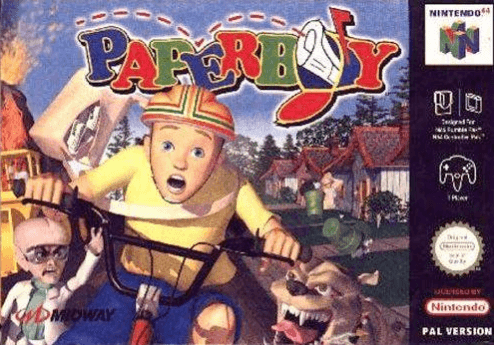 Paperboy - N64 - Nintendo 64 - Packshot Paperboy - N64 - Nintendo 64 - Packshots
