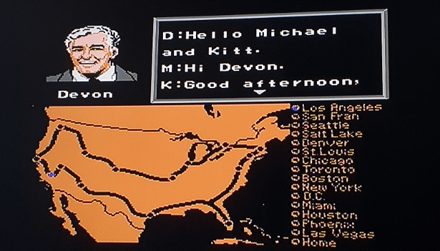 Knight Rider - NES - Nintendo Entertainment System - Ingame Knight Rider - NES - Nintendo Entertainment System - Ingames
