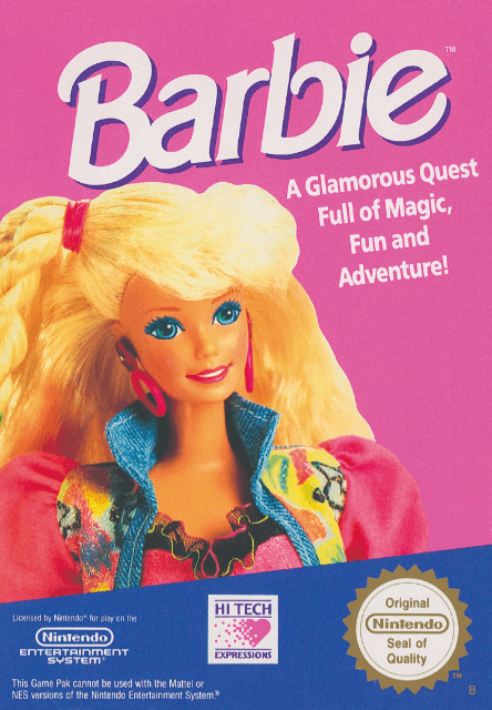 Barbie - NES - Nintendo Entertainment System - Packshot Barbie - NES - Nintendo Entertainment System - Packshots