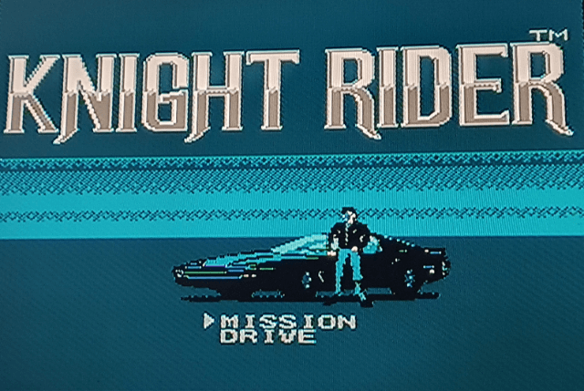Knight Rider - NES - Nintendo Entertainment System - Title Knight Rider - NES - Nintendo Entertainment System - Titles