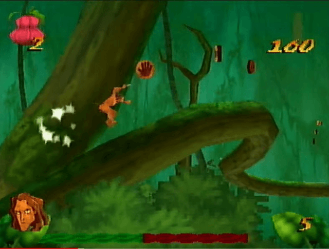 Disneys Tarzan - PS - Sony PlayStation - Ingame Disneys Tarzan - PS - Sony PlayStation - Ingames