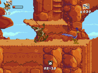 Desert Demolition Starring Road Runner and Wile E. Coyote - SMD - Sega Mega Drive - Ingame Desert Demolition Starring Road Runner and Wile E. Coyote - SMD - Sega Mega Drive - Ingames
