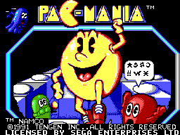 Pac-Mania - SMS - Sega Master System - Title Pac-Mania - SMS - Sega Master System - Titles