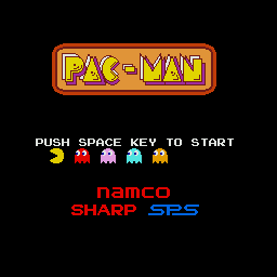 Pac-Man - X68000 - Sharp X68000 - Title Pac-Man - X68000 - Sharp X68000 - Titles