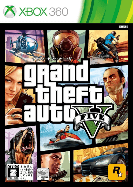 Grand Theft Auto V - XBOX360 - Microsoft Xbox 360 - Packshot Grand Theft Auto V - XBOX360 - Microsoft Xbox 360 - Packshots