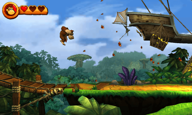 Donkey Kong Country Returns 3D - 3DS - Nintendo 3DS - Ingame Donkey Kong Country Returns 3D - 3DS - Nintendo 3DS - Ingames