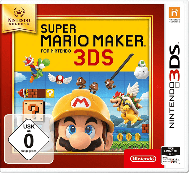 Super Mario Maker for Nintendo 3DS - 3DS - Nintendo 3DS - Packshot Super Mario Maker for Nintendo 3DS - 3DS - Nintendo 3DS - Packshots
