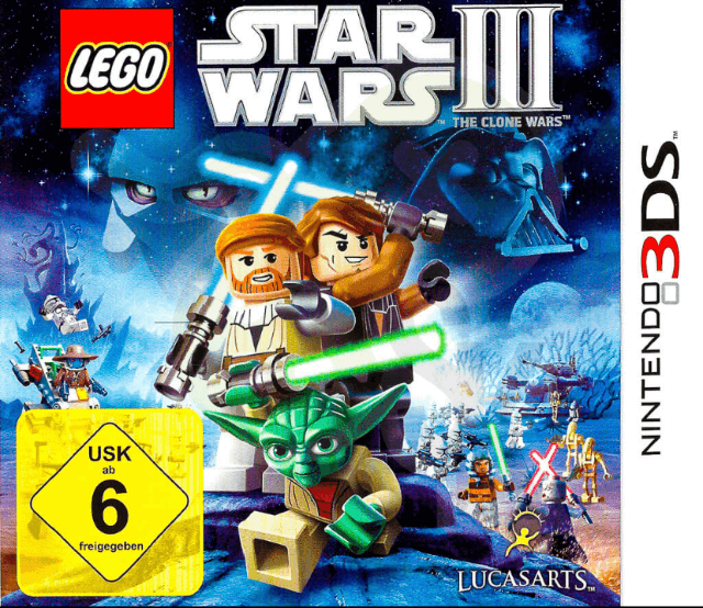 LEGO Star Wars III: The Clone Wars - 3DS - Nintendo 3DS - Packshot LEGO Star Wars III: The Clone Wars - 3DS - Nintendo 3DS - Packshots