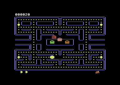 Pac-Man - C64 - Commodore 64 - Ingame Pac-Man - C64 - Commodore 64 - Ingames