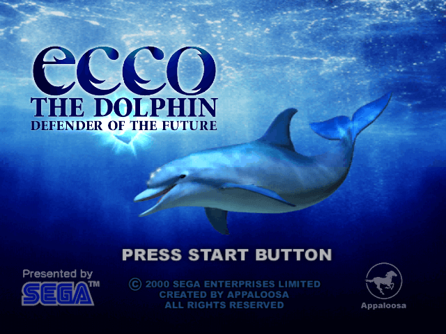 Ecco the Dolphin: Defender of the Future - DREAMCAST - Sega Dreamcast - Title Ecco the Dolphin: Defender of the Future - DREAMCAST - Sega Dreamcast - Titles