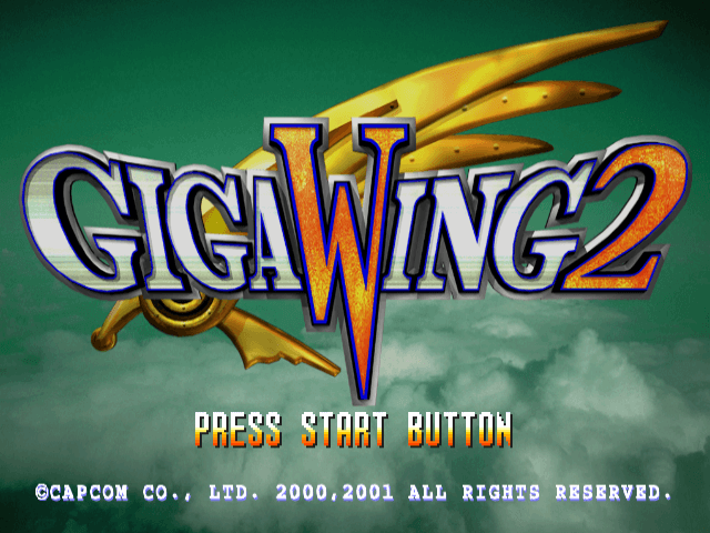 Giga Wing 2 - DREAMCAST - Sega Dreamcast - Title Giga Wing 2 - DREAMCAST - Sega Dreamcast - Titles