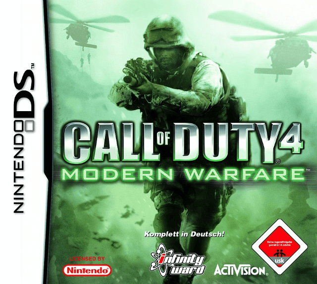 Call of Duty 4: Modern Warfare - DS - Nintendo DS - Packshot Call of Duty 4: Modern Warfare - DS - Nintendo DS - Packshots