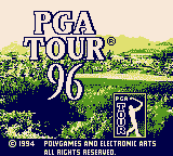 PGA Tour 96 - GAMEBOY - Nintendo Game Boy - Title PGA Tour 96 - GAMEBOY - Nintendo Game Boy - Titles