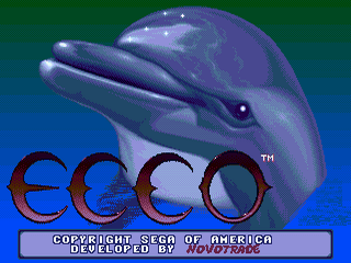 Ecco the Dolphin - GEN - Sega Genesis - Title Ecco the Dolphin - GEN - Sega Genesis - Titles