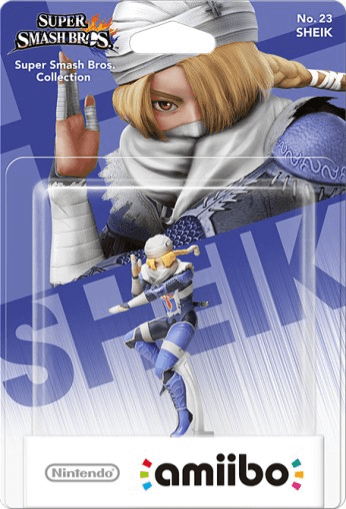 Amiibo No.23 Sheik Super Smash Bros. Collection - MULTIPLE - Multiple - Packshot Amiibo No.23 Sheik Super Smash Bros. Collection - MULTIPLE - Multiple - Packshots