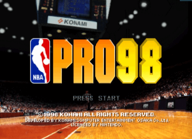 NBA Pro 98 - N64 - Nintendo 64 - Title NBA Pro 98 - N64 - Nintendo 64 - Titles
