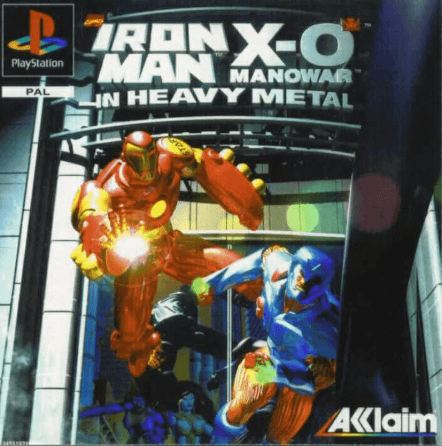 Iron Man/X-O Manowar in Heavy Metal - PS - Sony PlayStation - Packshot Iron Man/X-O Manowar in Heavy Metal - PS - Sony PlayStation - Packshots