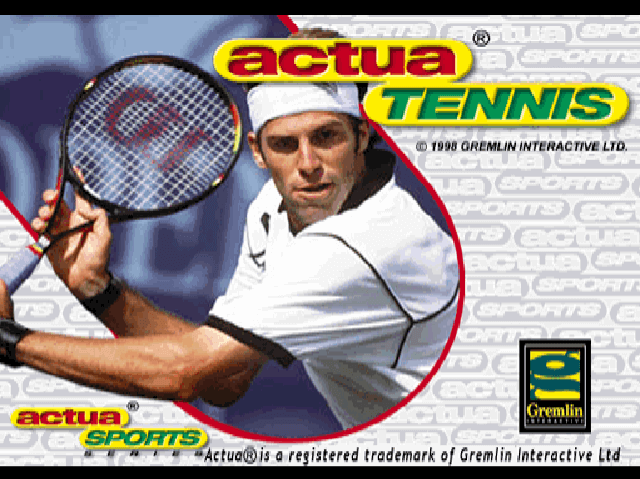 Actua Tennis - PS - Sony PlayStation - Title Actua Tennis - PS - Sony PlayStation - Titles