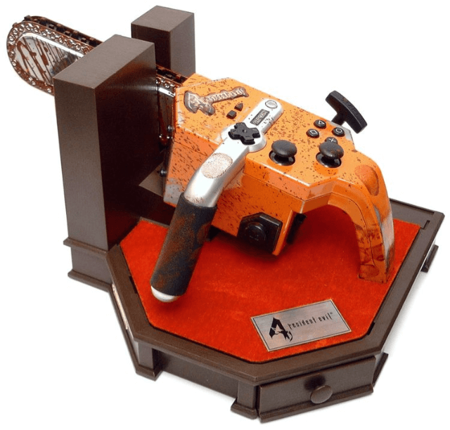 Chainsaw Controller - Resident Evil 4 - PS2 - Sony PlayStation 2 - Title Chainsaw Controller - Resident Evil 4 - PS2 - Sony PlayStation 2 - Titles