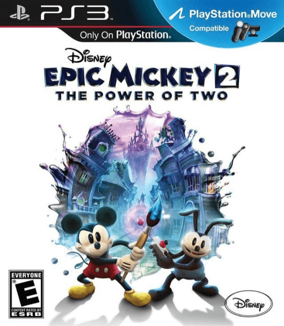 Disney Epic Mickey 2: The Power of Two - PS3 - Sony PlayStation 3 - Packshot Disney Epic Mickey 2: The Power of Two - PS3 - Sony PlayStation 3 - Packshots