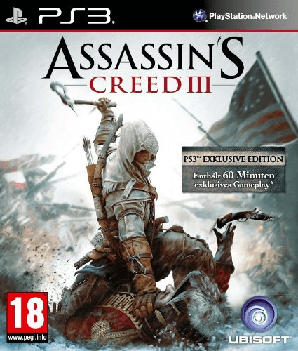 Assassin's Creed III - PS3 - Sony PlayStation 3 - Packshot Assassin's Creed III - PS3 - Sony PlayStation 3 - Packshots