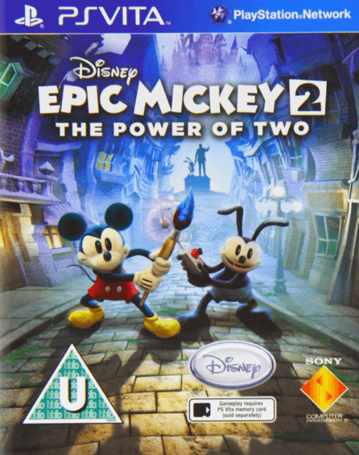 Disney Epic Mickey 2: The Power of Two - PSV - Sony PlayStation Vita - Packshot Disney Epic Mickey 2: The Power of Two - PSV - Sony PlayStation Vita - Packshots