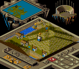 Populous II: Trials of the Olympian Gods - SNES - Nintendo Super Nintendo Entertainment System - Ingame Populous II: Trials of the Olympian Gods - SNES - Nintendo Super Nintendo Entertainment System - Ingames