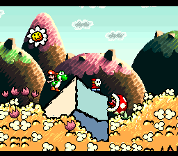 Super Mario World 2: Yoshi's Island - SNES - Nintendo Super Nintendo Entertainment System - Ingame Super Mario World 2: Yoshi's Island - SNES - Nintendo Super Nintendo Entertainment System - Ingames