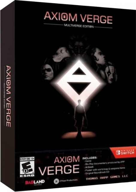 Axiom Verge - SWITCH - Nintendo Switch - Packshot Axiom Verge - SWITCH - Nintendo Switch - Packshots