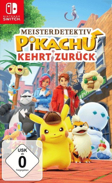 Meisterdetektiv Pikachu kehrt zurück - SWITCH - Nintendo Switch - Packshot Meisterdetektiv Pikachu kehrt zurück - SWITCH - Nintendo Switch - Packshots