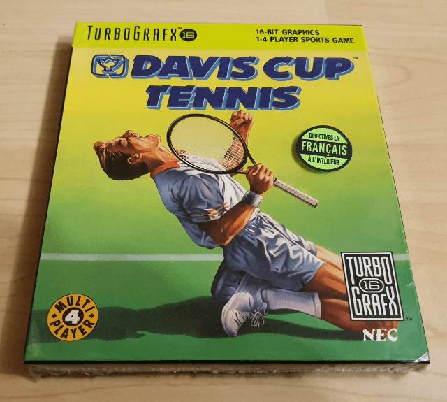 Davis Cup Tennis - TG16 - NEC Turbo Grafx TurboChip - Packshot Davis Cup Tennis - TG16 - NEC Turbo Grafx TurboChip - Packshots