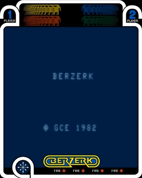 Berzerk - VECTREX - MB Vectrex - Title Berzerk - VECTREX - MB Vectrex - Titles