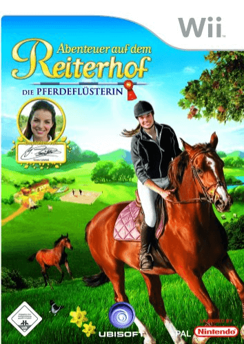 Abenteuer auf dem Reiterhof: Die Pferdeflüsterin - WII - Nintendo Wii - Packshot Abenteuer auf dem Reiterhof: Die Pferdeflüsterin - WII - Nintendo Wii - Packshots