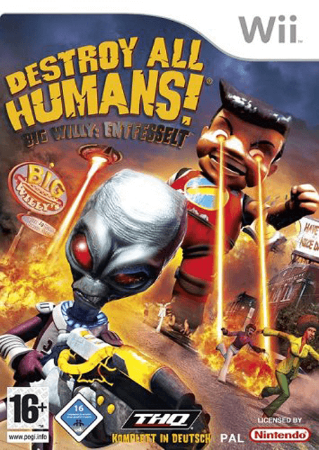 Destroy All Humans! Big Willy Unleashed - WII - Nintendo Wii - Packshot Destroy All Humans! Big Willy Unleashed - WII - Nintendo Wii - Packshots