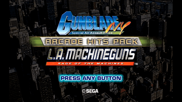 Gunblade NY & L.A. Machineguns: Rage of the Machines Arcade Hits Pack - WII - Nintendo Wii - Title Gunblade NY & L.A. Machineguns: Rage of the Machines Arcade Hits Pack - WII - Nintendo Wii - Titles