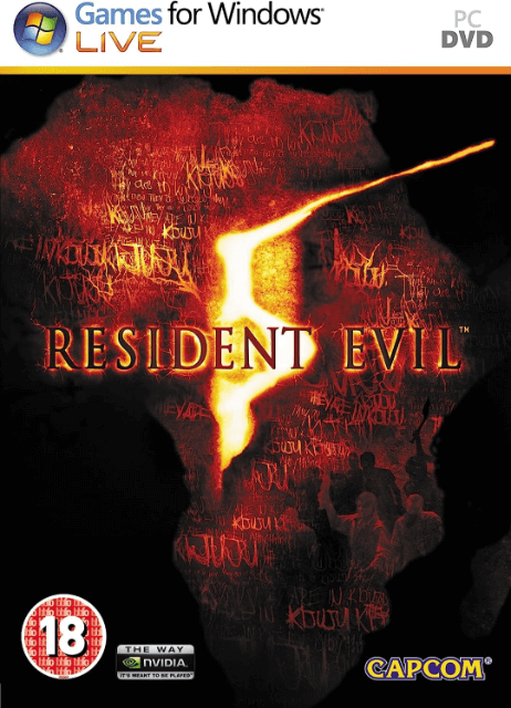 Resident Evil 5 - WINDOWS - PC (Windows) - Packshot Resident Evil 5 - WINDOWS - PC (Windows) - Packshots