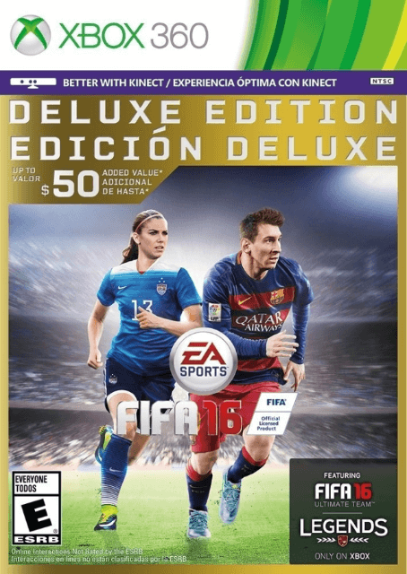 FIFA 16 - XBOX360 - Microsoft Xbox 360 - Packshot FIFA 16 - XBOX360 - Microsoft Xbox 360 - Packshots