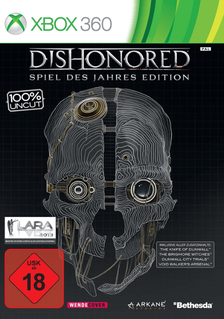 Dishonored - XBOX360 - Microsoft Xbox 360 - Packshot Dishonored - XBOX360 - Microsoft Xbox 360 - Packshots