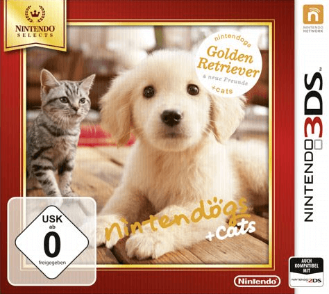 Nintendogs + Cats: Golden Retriever & Neue Freunde - 3DS - Nintendo 3DS