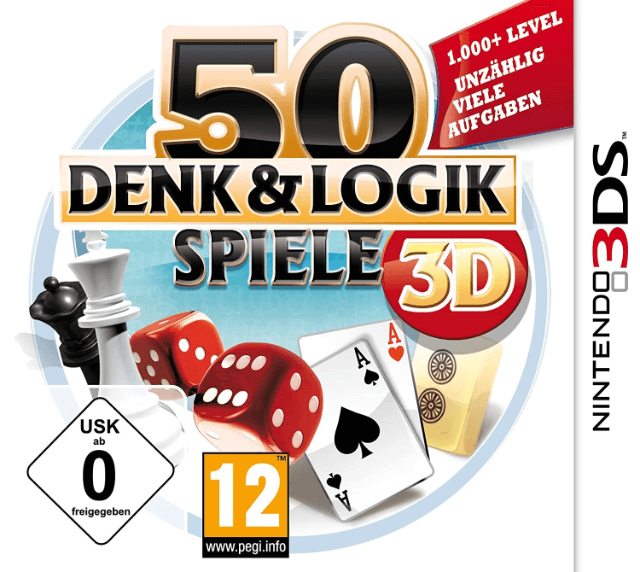 50 Denk & Logikspiele 3D - 3DS - Nintendo 3DS
