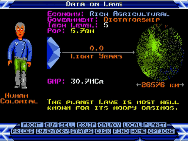 Elite - AMIGA - Commodore Amiga - Ingames