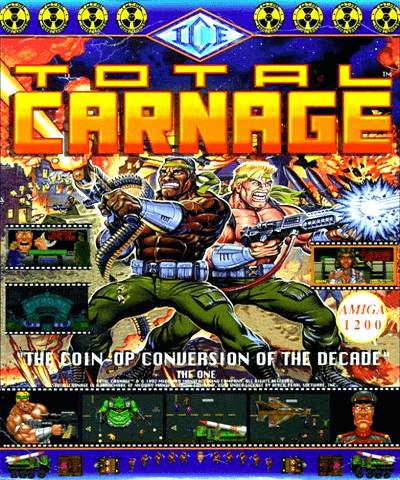 Total Carnage - AMIGA - Commodore Amiga - Packshots