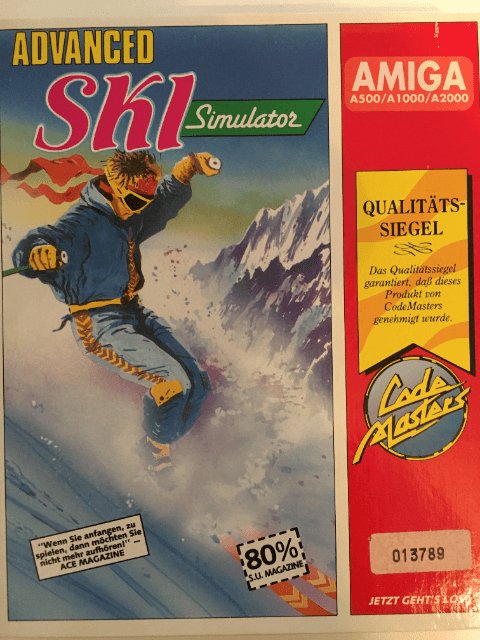 Advanced Ski Simulator - AMIGA - Commodore Amiga