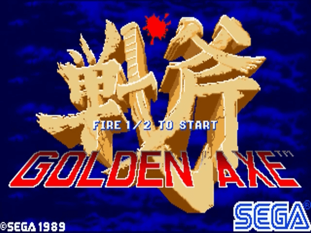 Golden Axe - AMIGA - Commodore Amiga - Titles