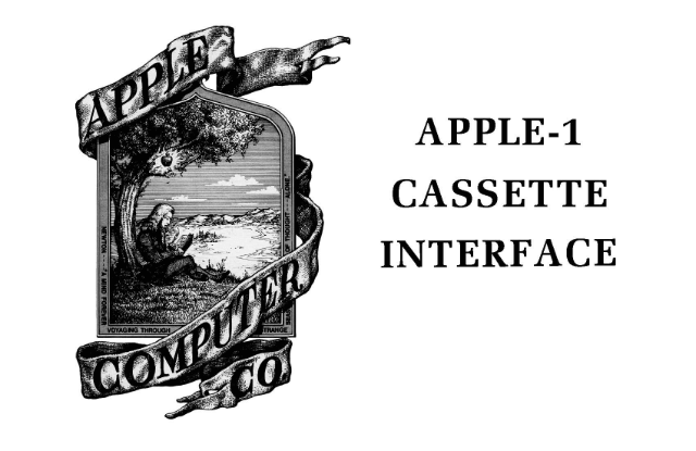 Apple-1 Cassette Interface Manual - APPLEI - Apple I