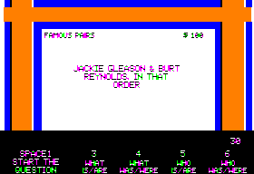 Jeopardy! - APPLEII - Apple II - Ingames