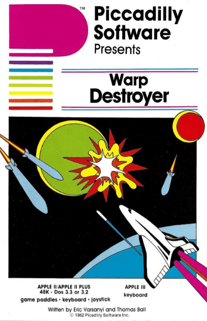 Warp Destroyer - APPLEII - Apple II