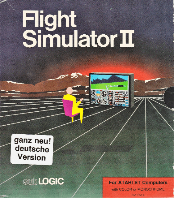 Flight Simulator II - AST - Atari ST